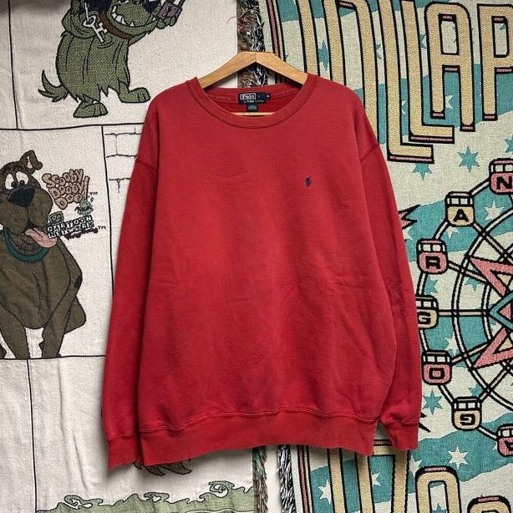 Vintage Polo by Ralph Lauren Sun Faded Boxy Crewneck